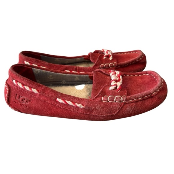 UGG 'Genoa' Slipper, Red, Size 8 - Picture 2 of 8